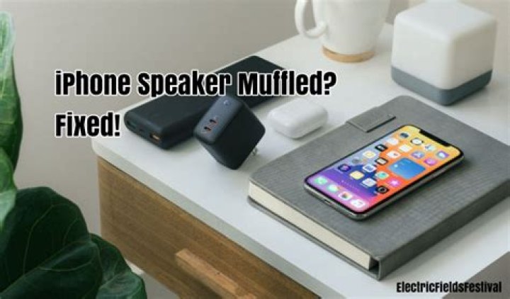 iphone speaker muffled