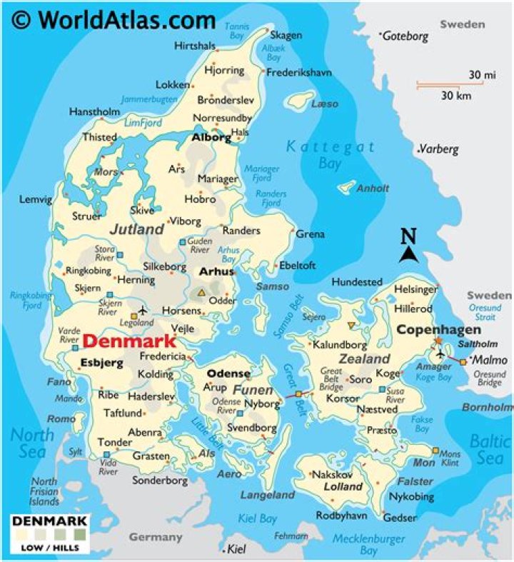 is denmark in europe