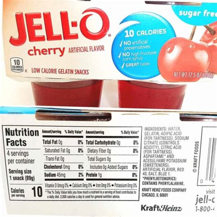 is sugar free jello good for you