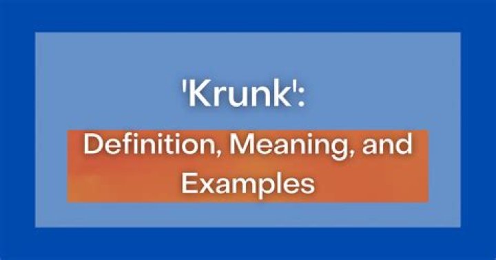 krunk meaning