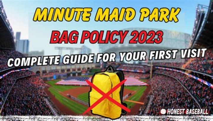 minute maid park bag policy
