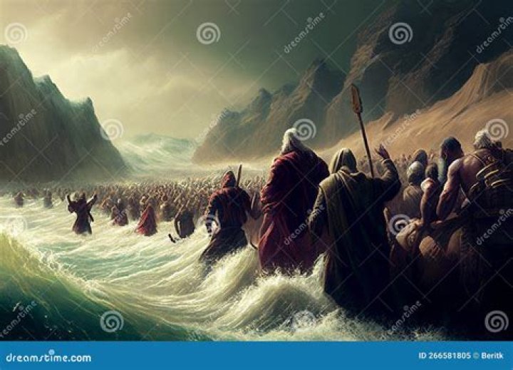 moses split the sea
