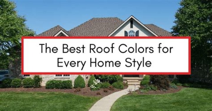 most popular roof colors 2020