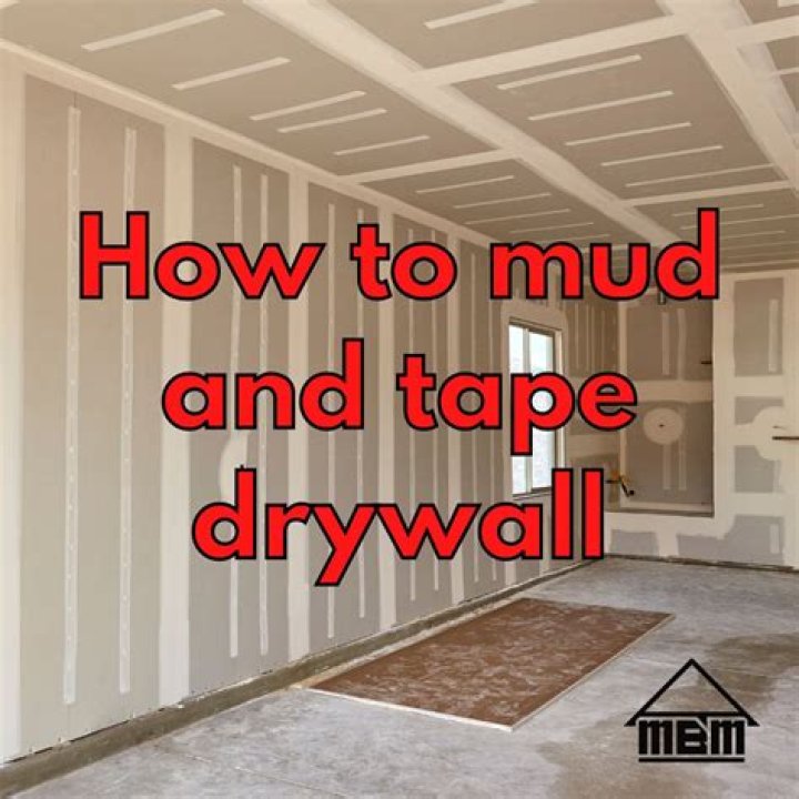 mud and tape drywall