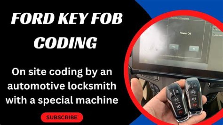 program ford key fob