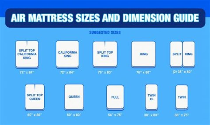 queen size air mattress dimensions