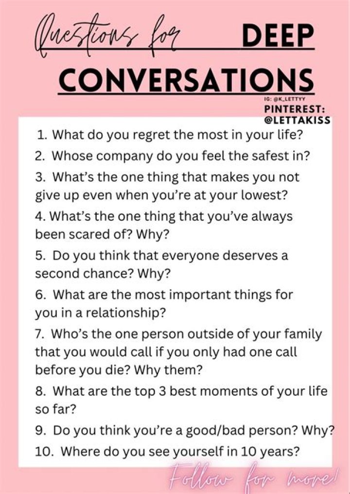 questions to ask to keep a conversation going