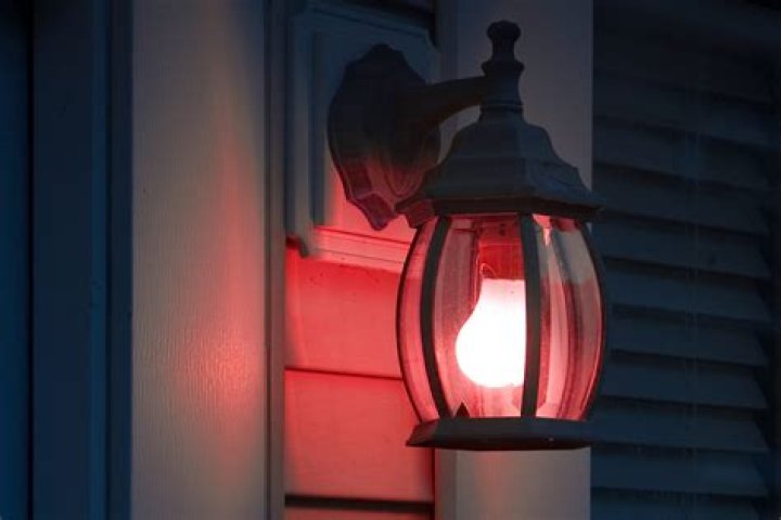 red porch light meaning