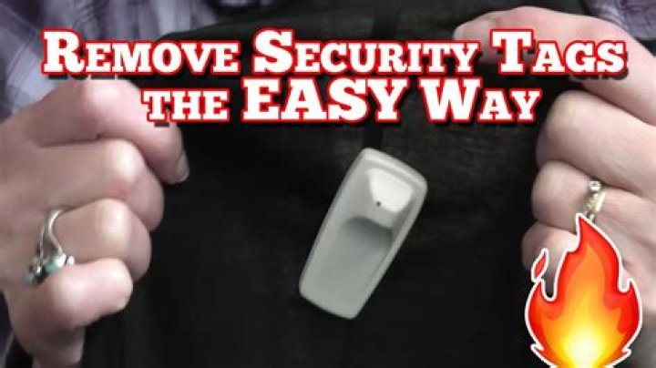remove clothing security tag