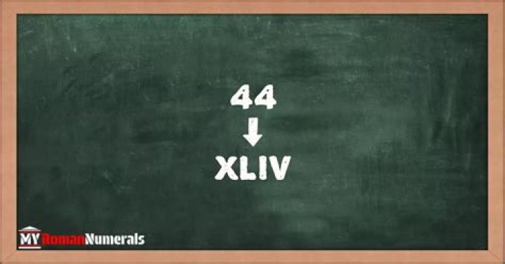 roman numeral 44