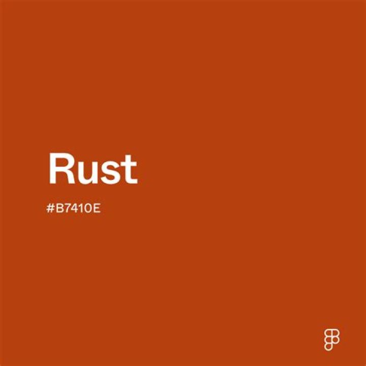 rust red color