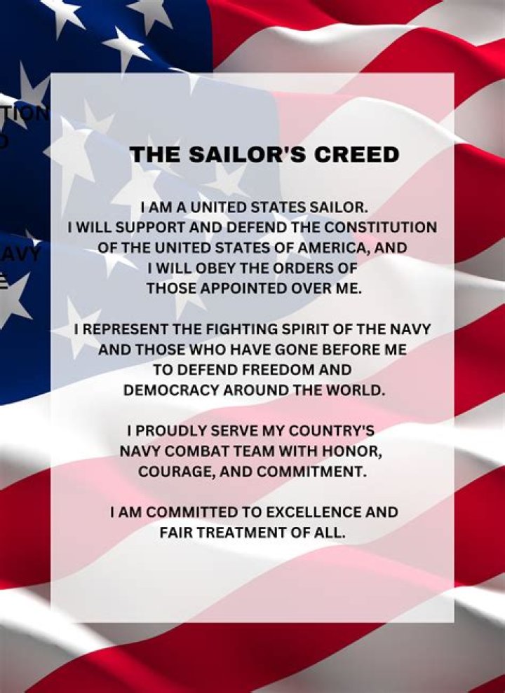 sailor’s creed navy