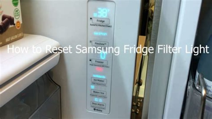 samsung filter reset