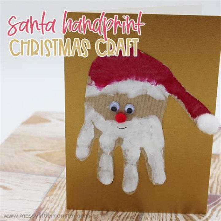 santa handprint