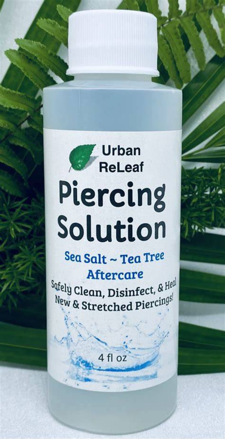 sea salt solution for piercings
