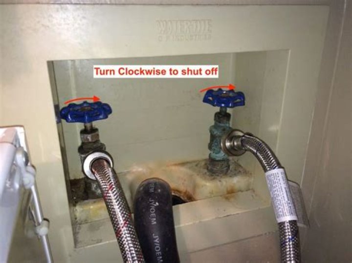 shut off valve washer