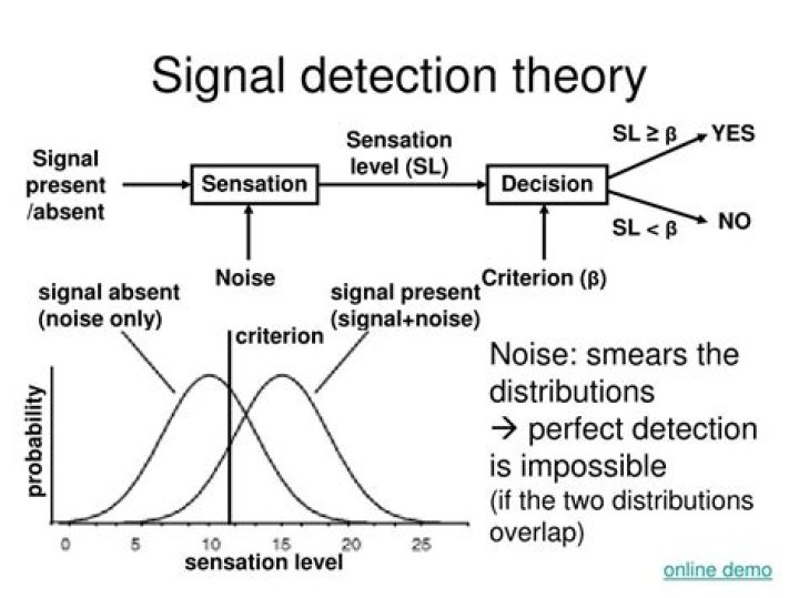signal detection theory psychology definition
