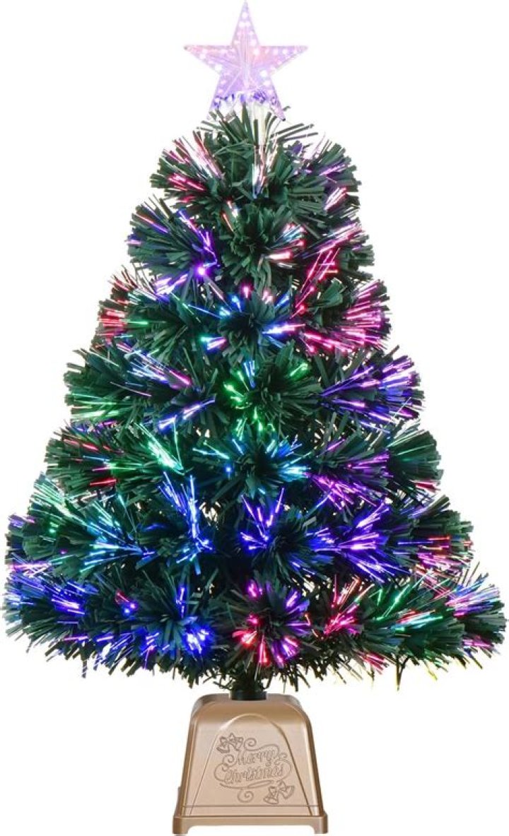small fiber optic christmas tree