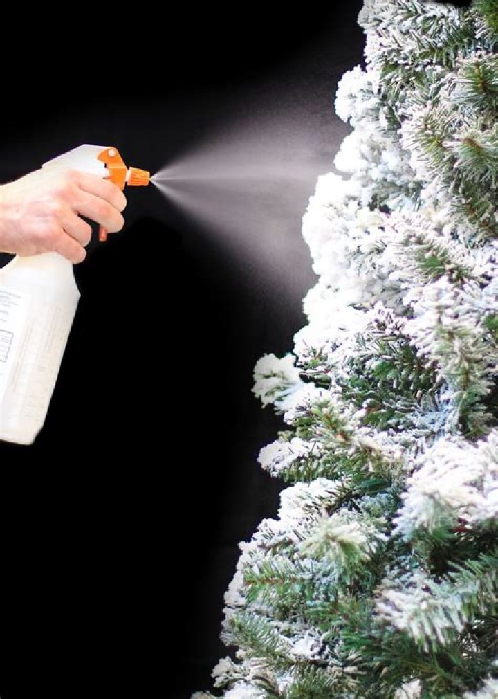 snow flocking spray