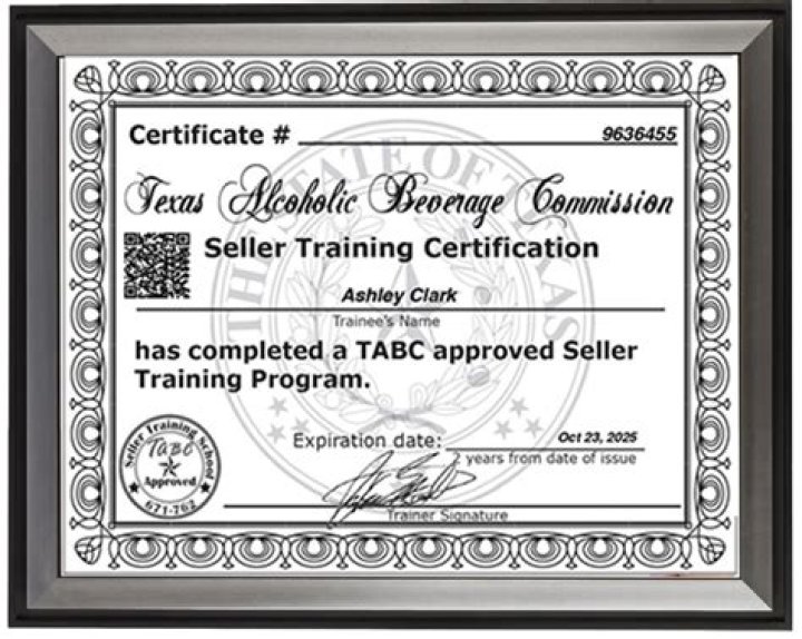 tabc and food handlers certification