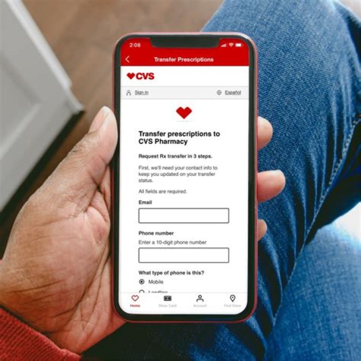 transfer prescription to cvs