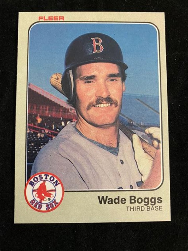 wade boggs baseball card value