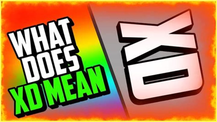 what dose xd mean