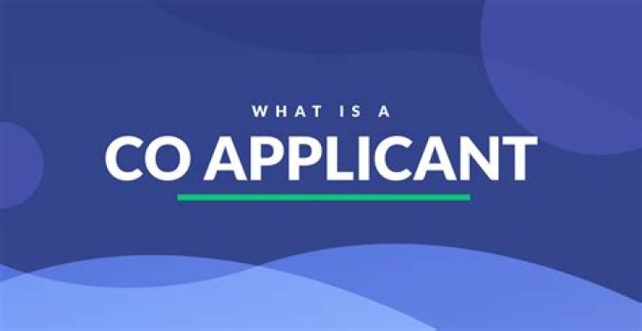 what is a co applicant