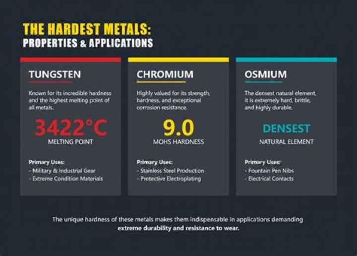 what is the hardest metal