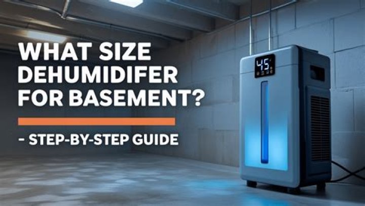 what size dehumidifier for basement