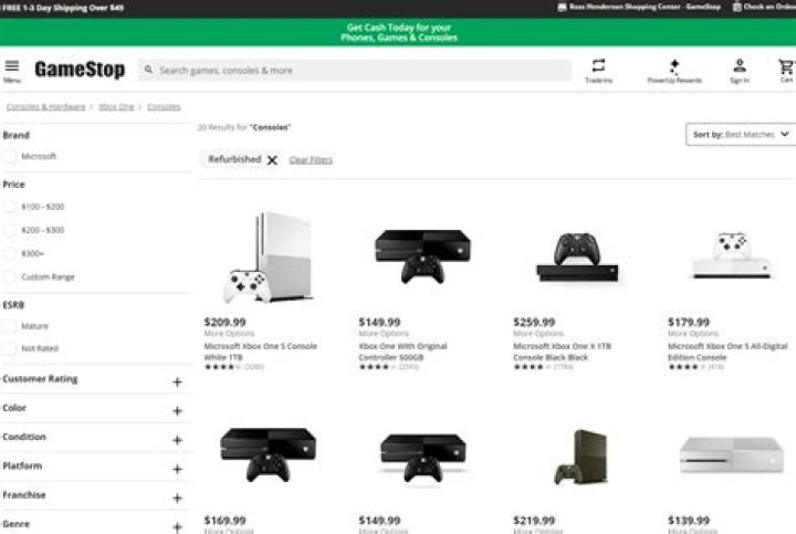 xbox one console gamestop