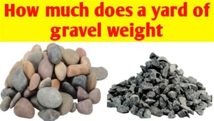 yard of gravel weight